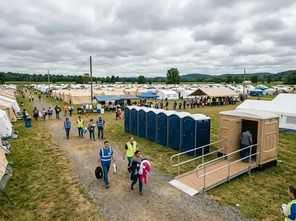 disaster-relief-camp-restrooms-010 — frequently asked questions, Dumpster & Portable Bathrooms Rental in Colona, IL